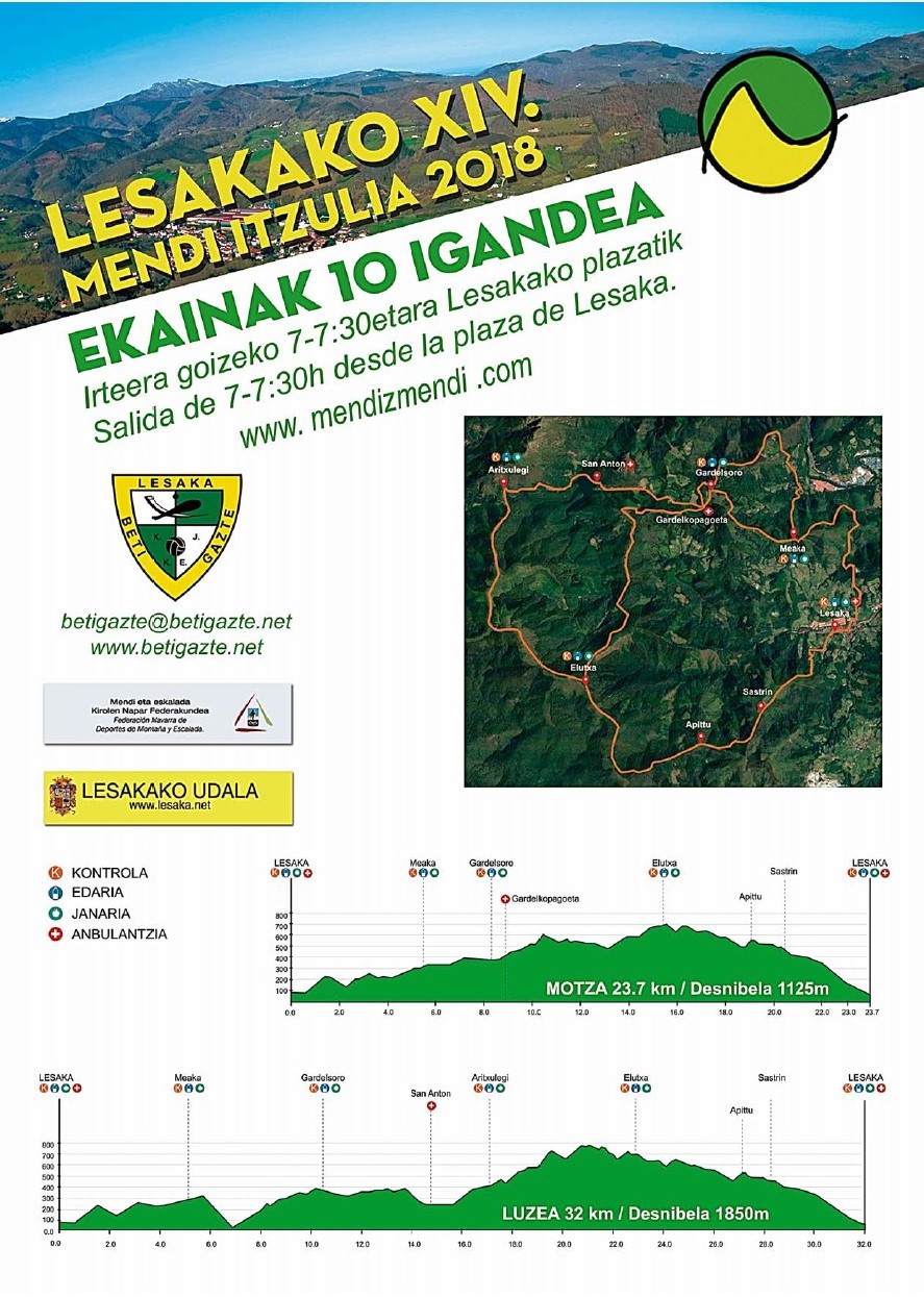 LESAKAKO XIV. MENDI ITZULIA